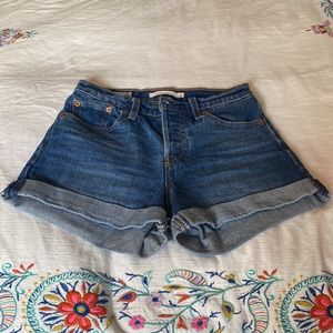 Denim Levi Shorts
